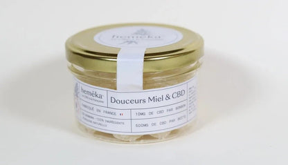 Bonbons au CBD Hemēka – Douceurs Miel & CBD 10 mg 🌿🍬 - La Maison Du Canab
