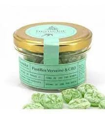 Bonbons au CBD hemēka: Pastilles Verveine & CBD 10 mg 🍬🌿 - La Maison Du Canab