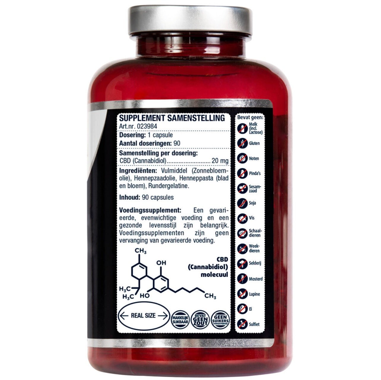 Lucovitaal CBD, 20mg (90 Capsules) - La Maison Du Canab